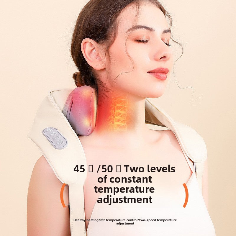 Rechargeable Neck Massager with Heat Therapy