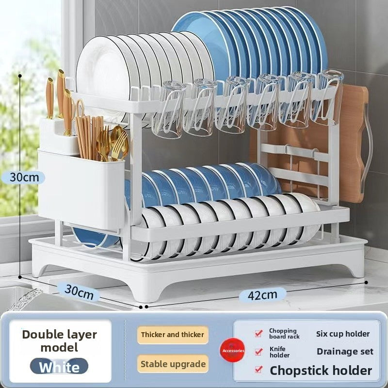 Kitchen Bowl and Plate Storage Rack.