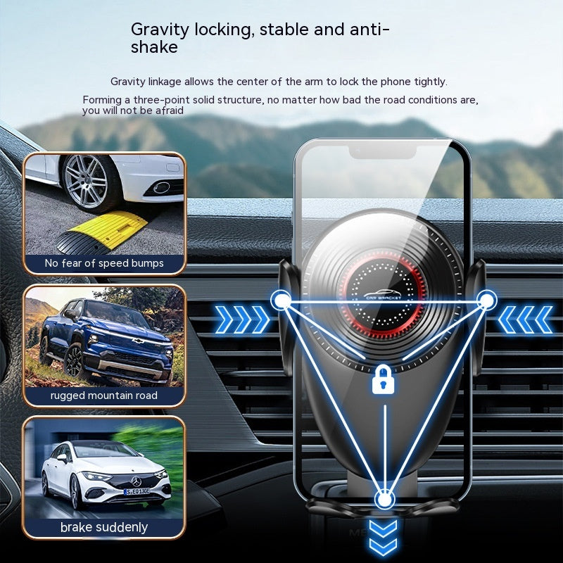 Car Special Navigation Bracket Universal Car Mechanical Support Frame Car Interior Air Outlet Car Mobile Phone Bracket