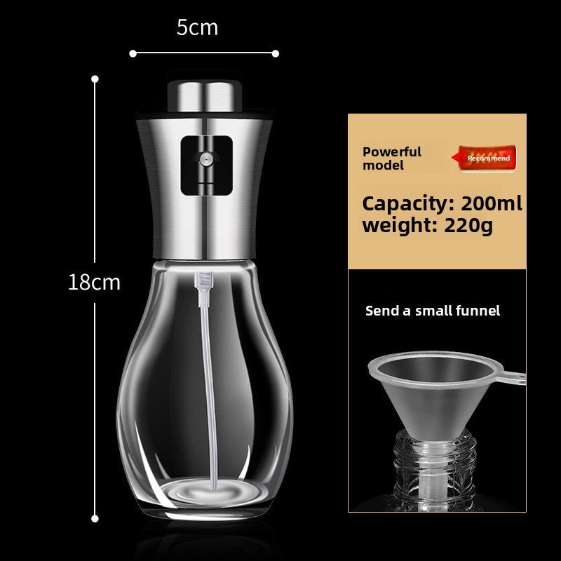 Stainless Steel Kitchen Oil Spray Bottle