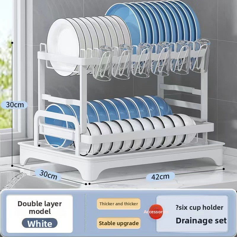 Kitchen Bowl and Plate Storage Rack.