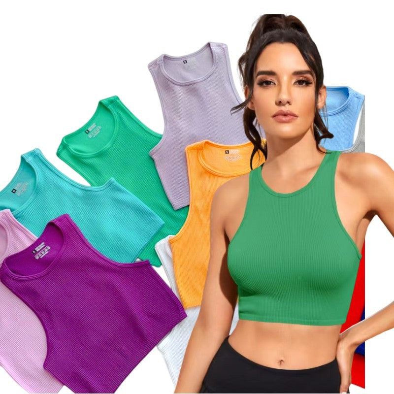Women's Elastic Quick-Dry Yoga Fitness Top