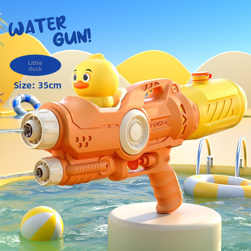 Double-nozzle dinosaur duck water gun water splashing toy