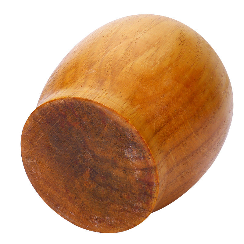 Wooden Garlic Masher and Mortar