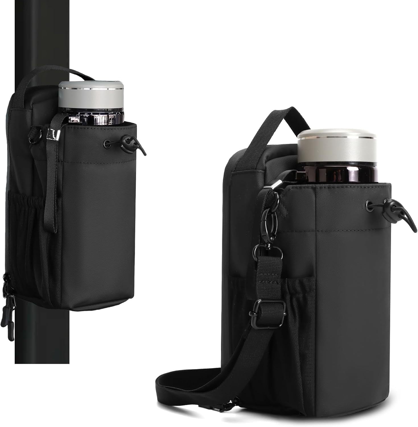 Magnetic Water Bottle Bag Fitness Storage