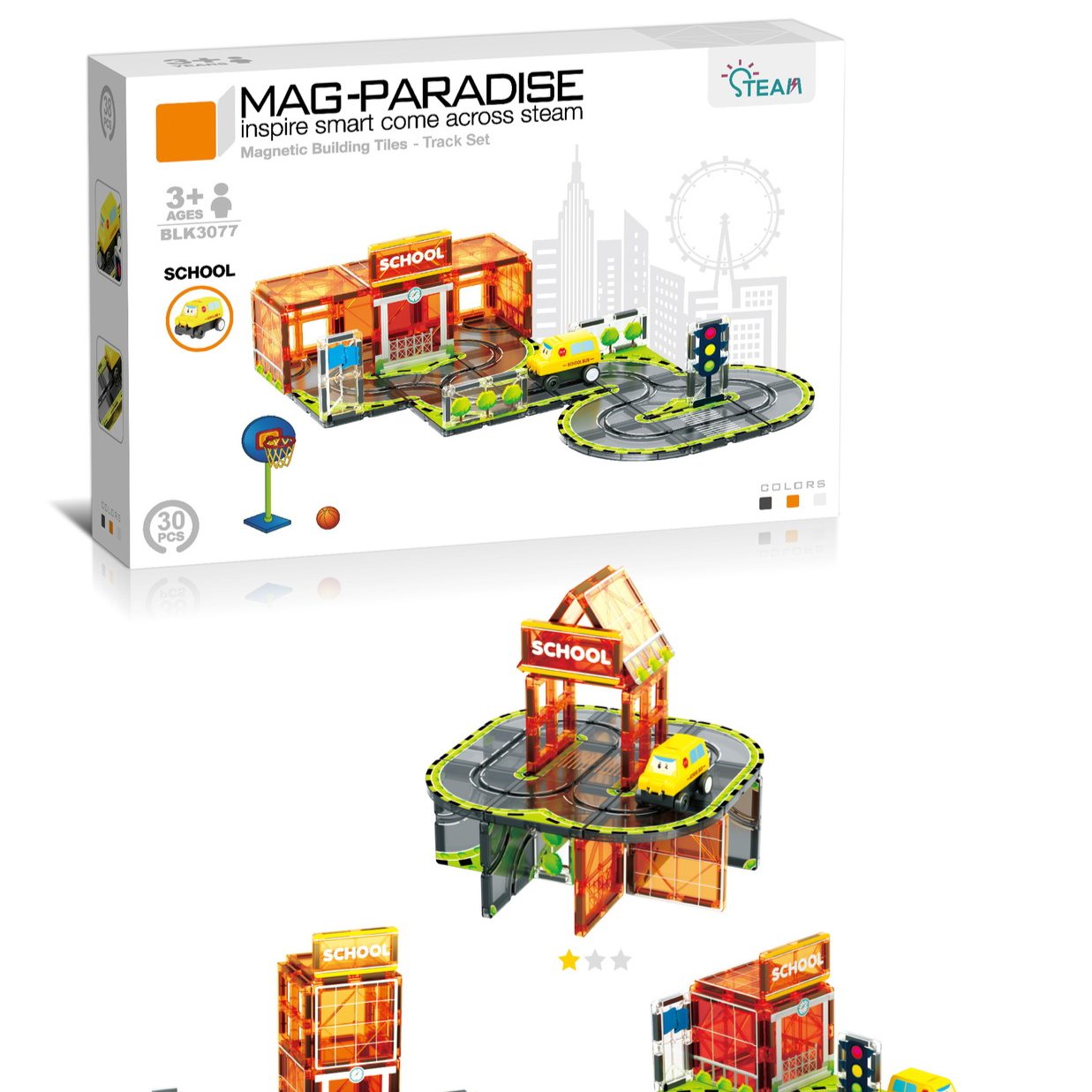 Magnetic Tiles Educational Building Toys for Kids