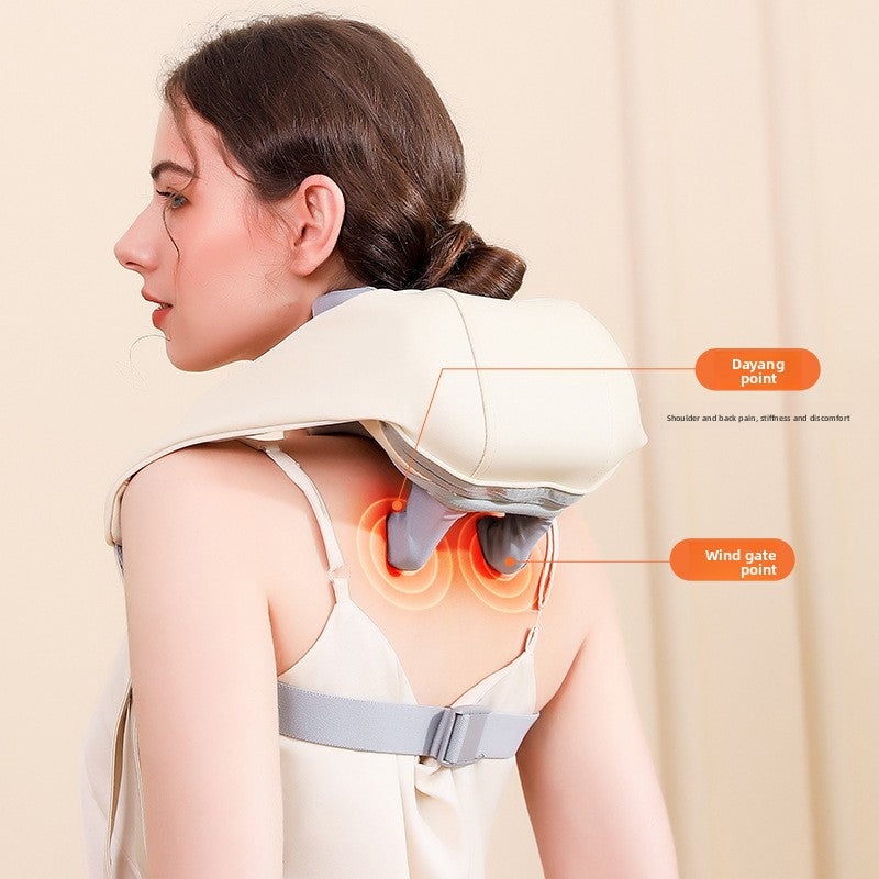 Rechargeable Neck Massager with Heat Therapy