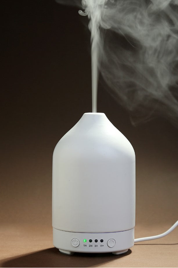 Wood-grain Ceramic Short-spout Aroma Diffuser