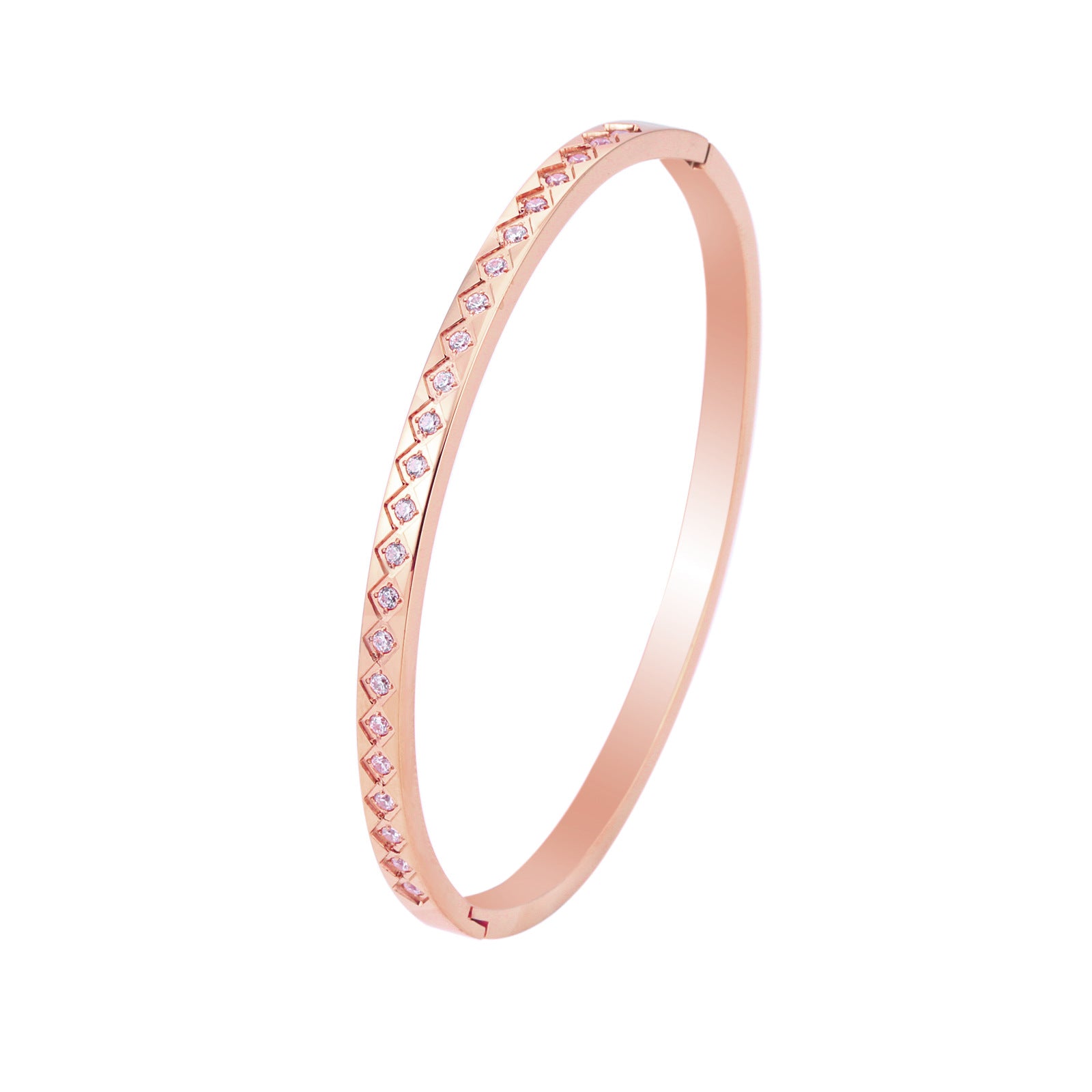 Fashion Titanium Steel Zircon Bracelet