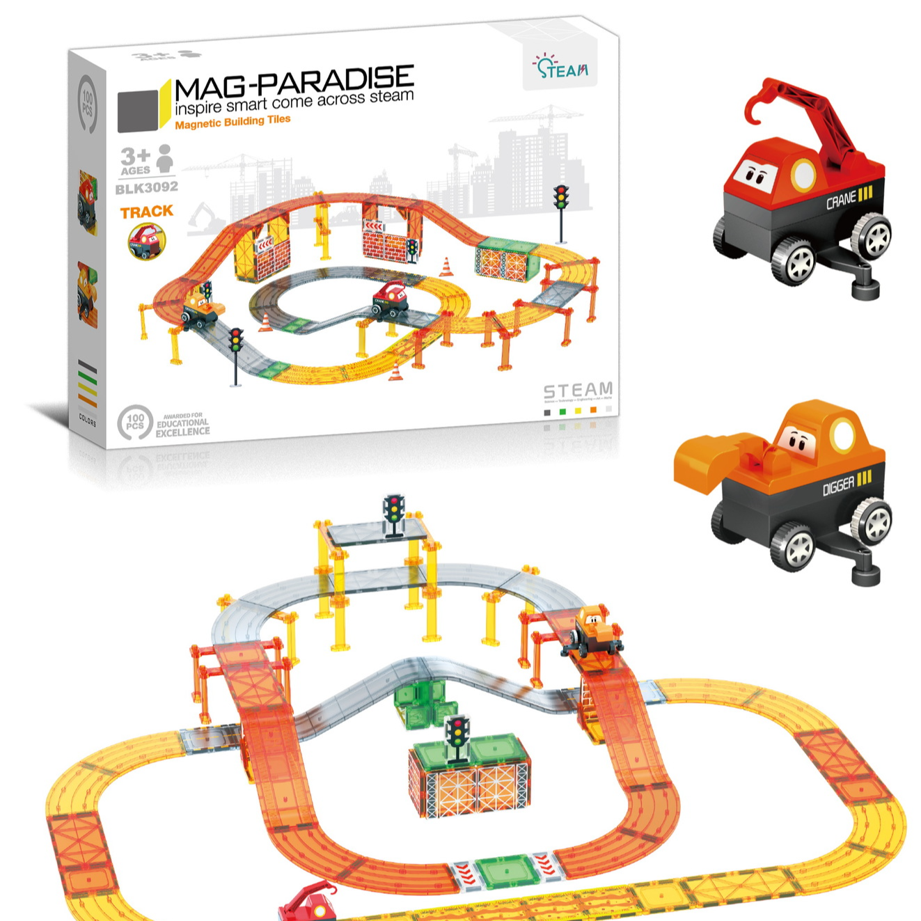 Magnetic Tiles Educational Building Toys for Kids
