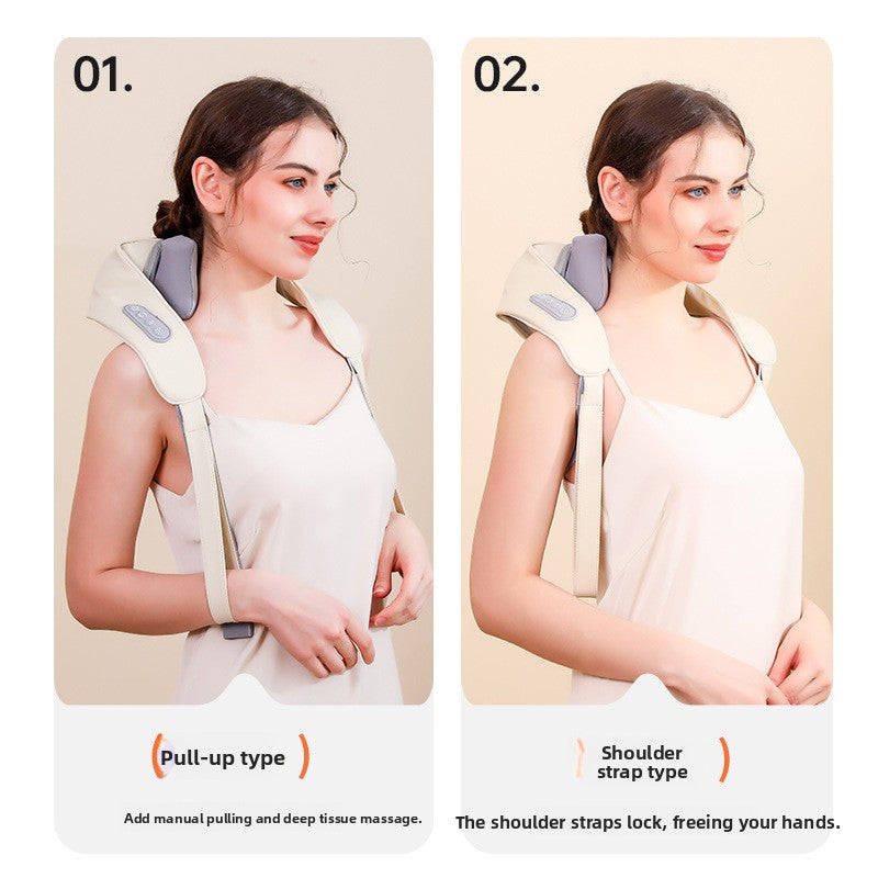 Rechargeable Neck Massager with Heat Therapy