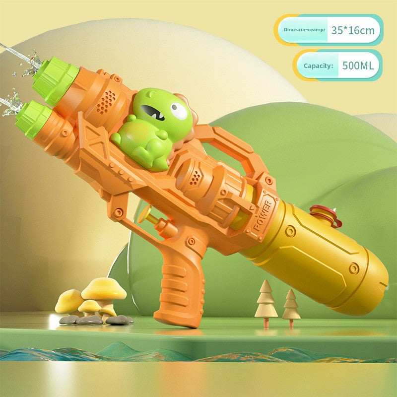 Double-nozzle dinosaur duck water gun water splashing toy