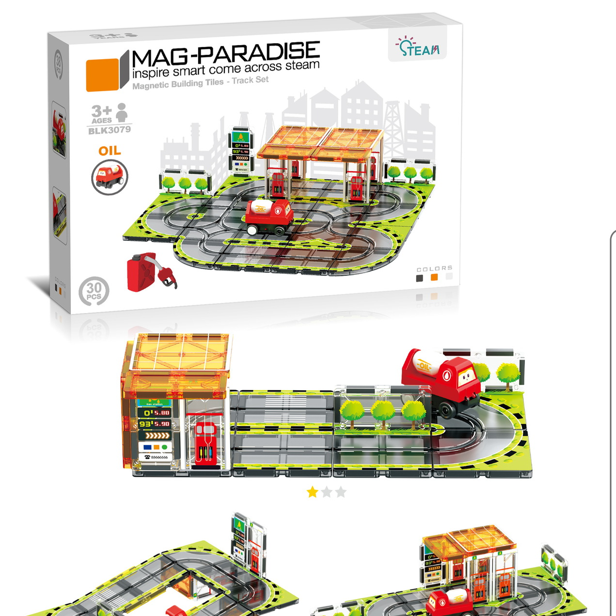 Magnetic Tiles Educational Building Toys for Kids