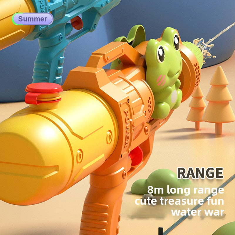 Double-nozzle dinosaur duck water gun water splashing toy