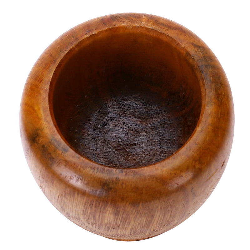 Wooden Garlic Masher and Mortar