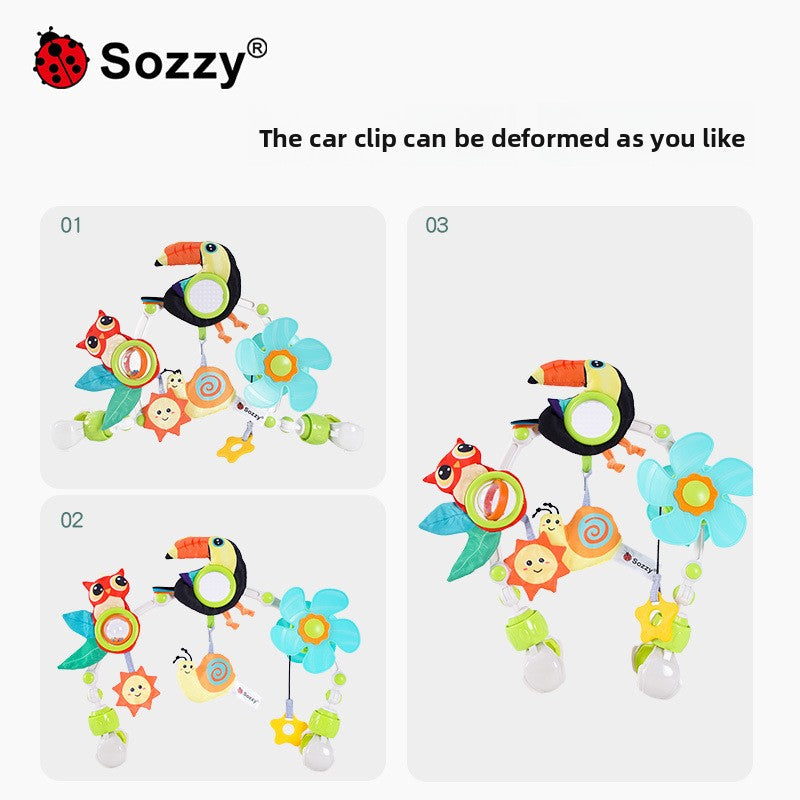 Sozzy Baby Stroller Toy with Bed Clip