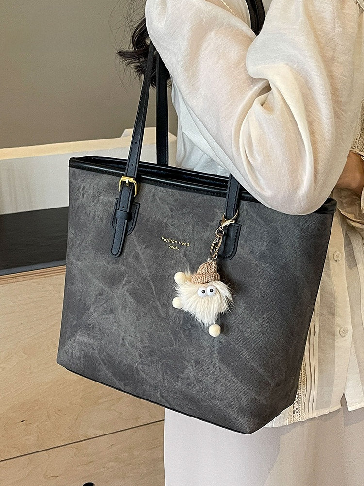 Womens Large Capacity Soft Handle Tote Bag