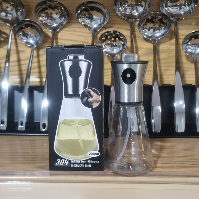 Stainless Steel Kitchen Oil Spray Bottle