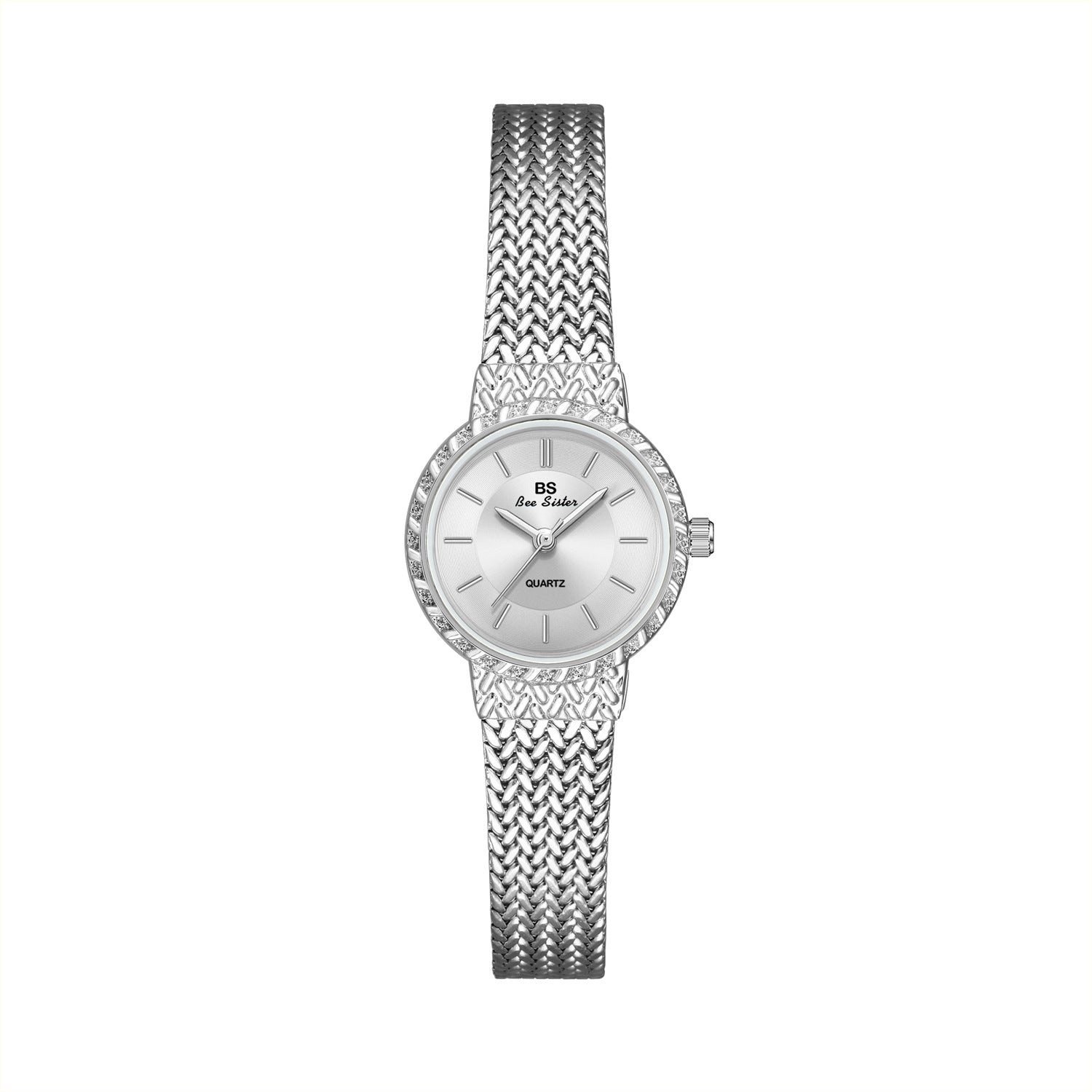 Elegant Wheat Ear Pattern Quartz Watch Women