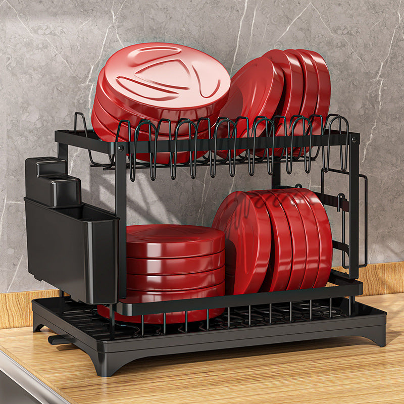 Kitchen Bowl and Plate Storage Rack.