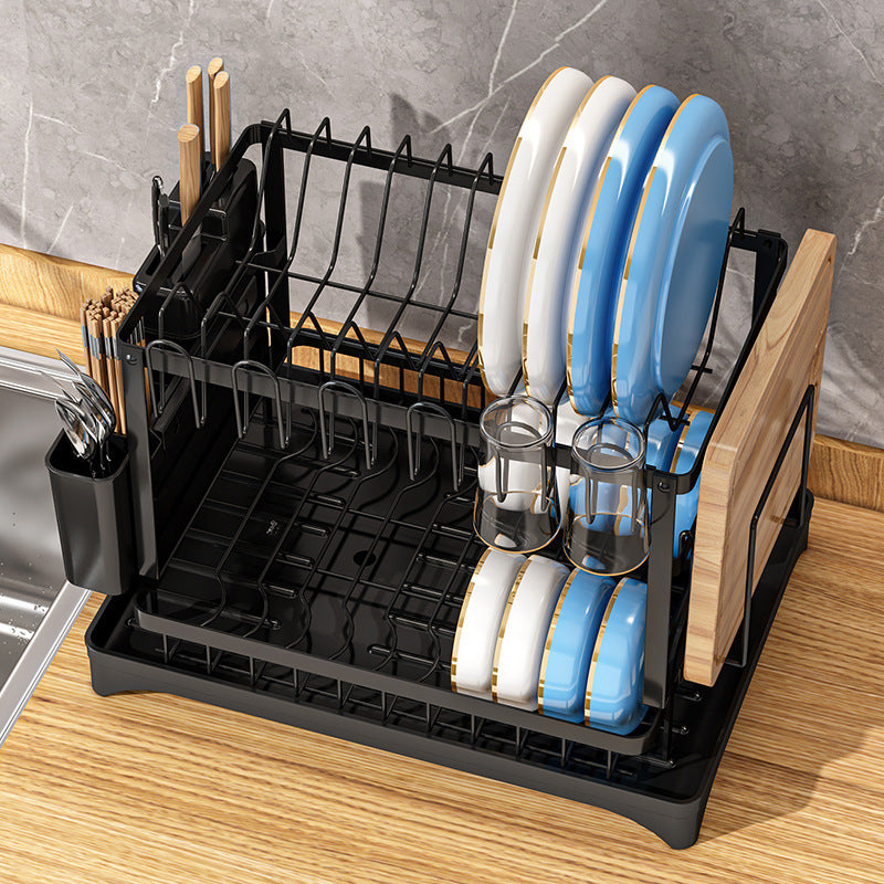 Kitchen Bowl and Plate Storage Rack.