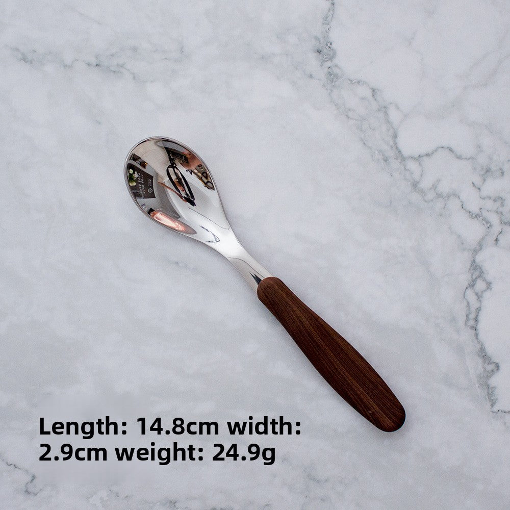 Stainless Steel Wood Grain Cutlery Set